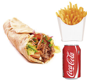 2 Dürüm + 2 PATATAS +  2COLA